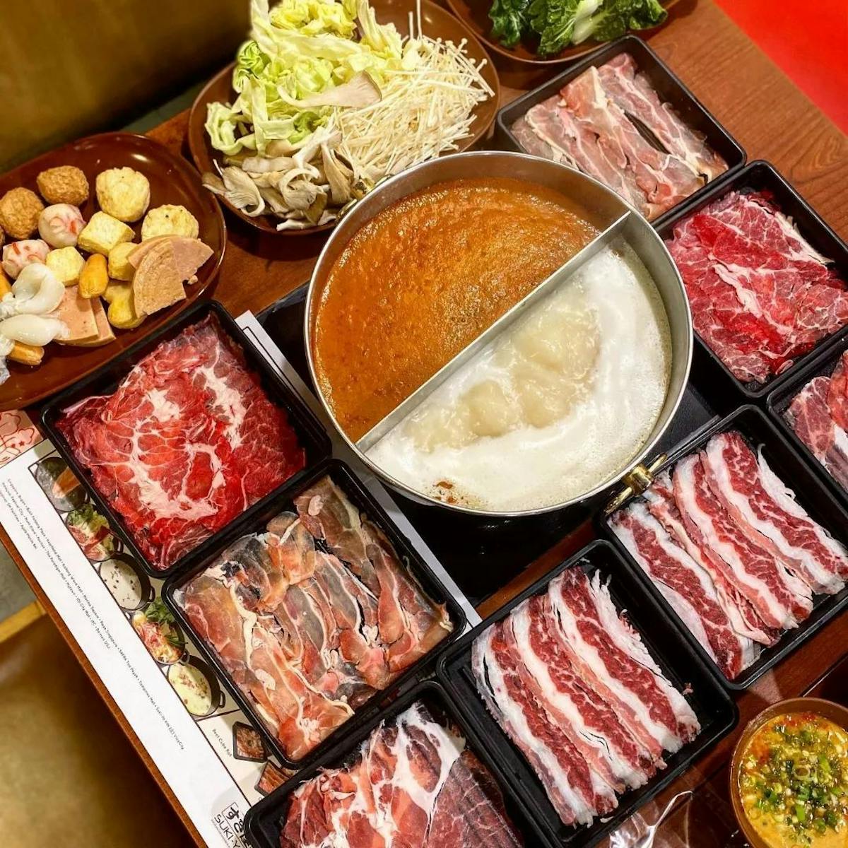 Suki-Ya 50% off for 2nd diner Japanese hotpot deal