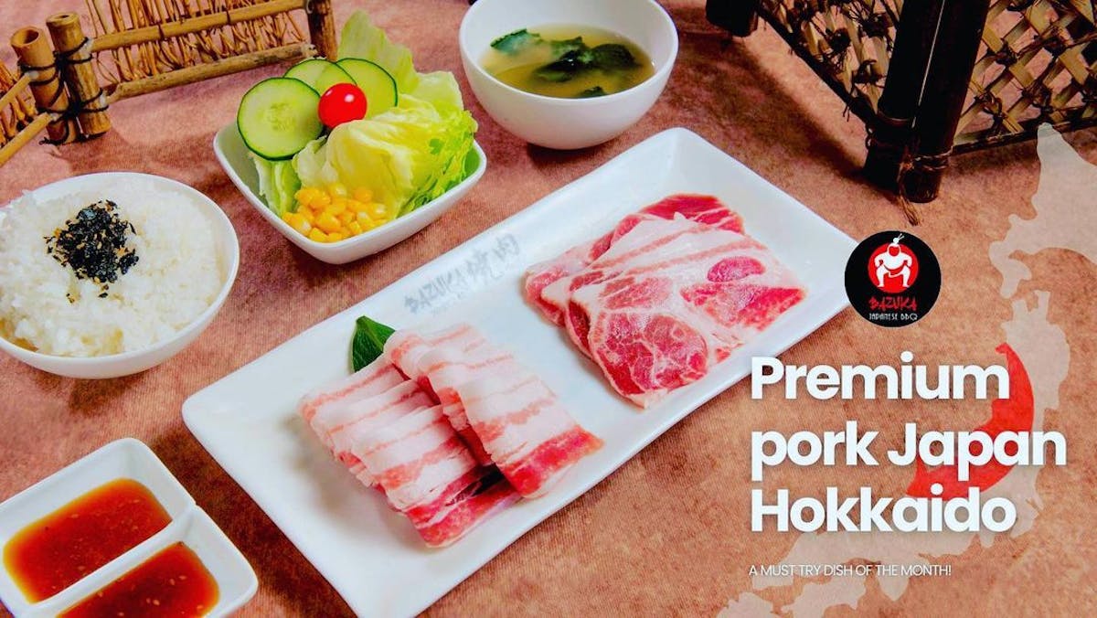 Bazuka Yakiniku Japanese BBQ Premium Pork Japan Hokkaido