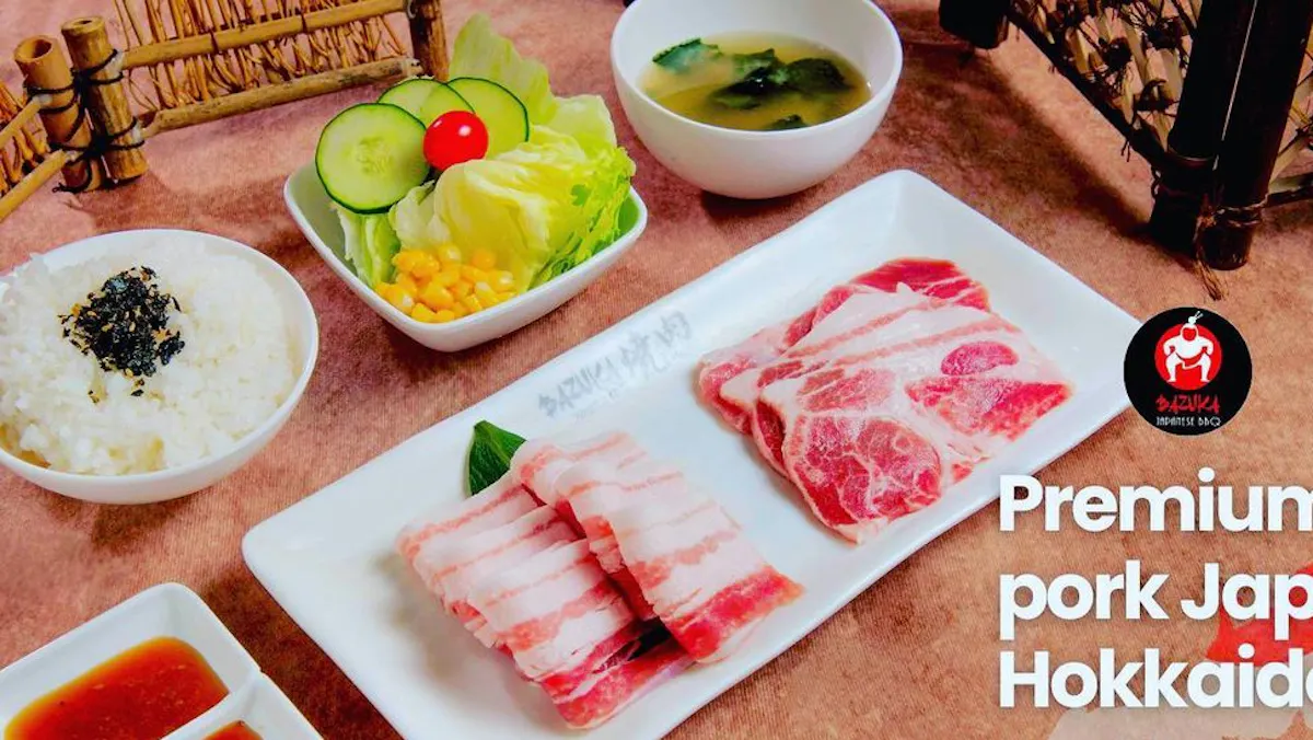 Bazuka Yakiniku Japanese BBQ Premium Pork Japan Hokkaido