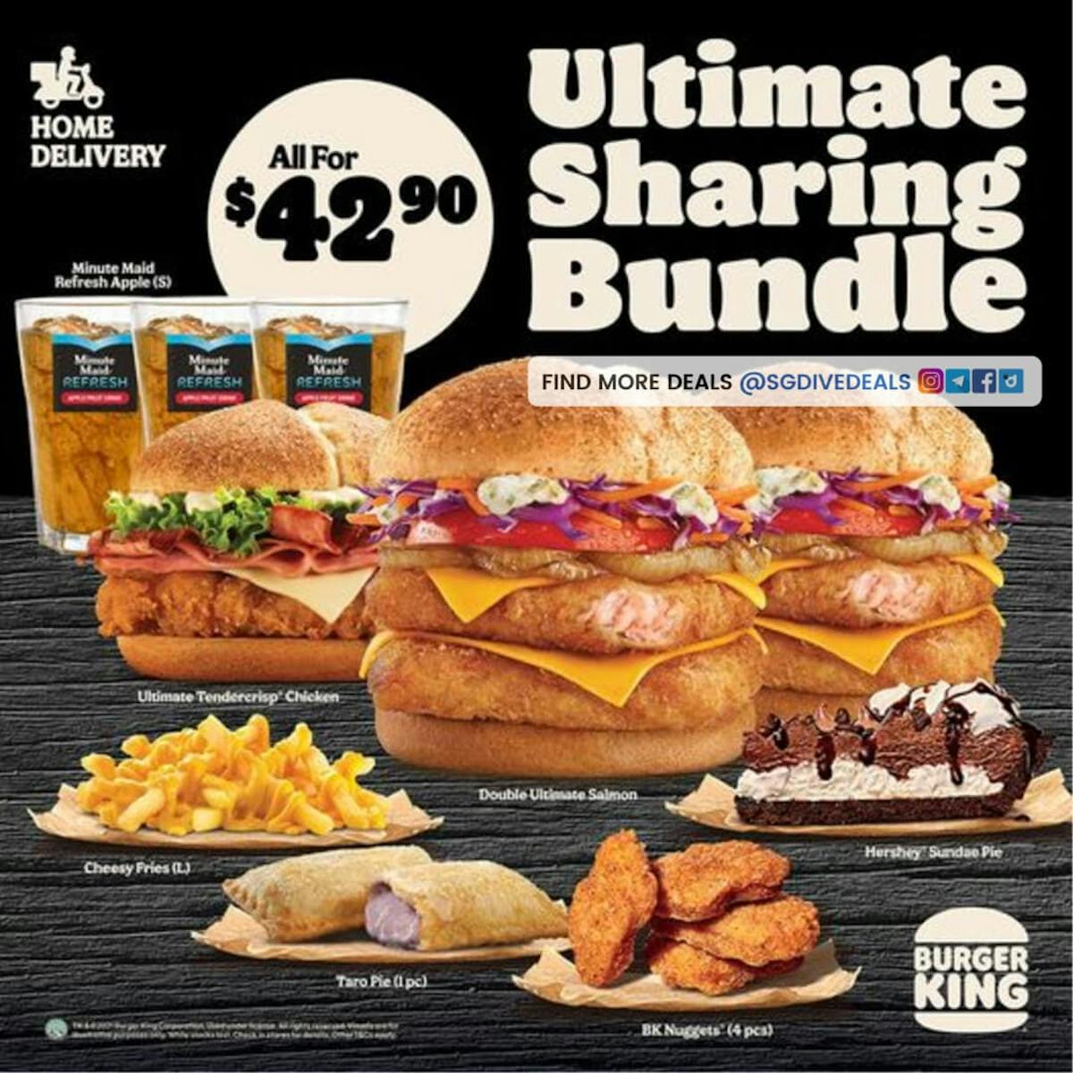 Burger King Sharing Bundle Takeaway Delivery Promo