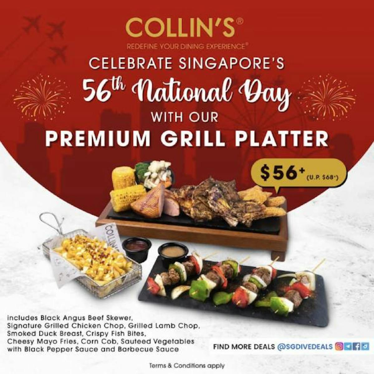  Premium Grill Stay Home Platter at only $56+