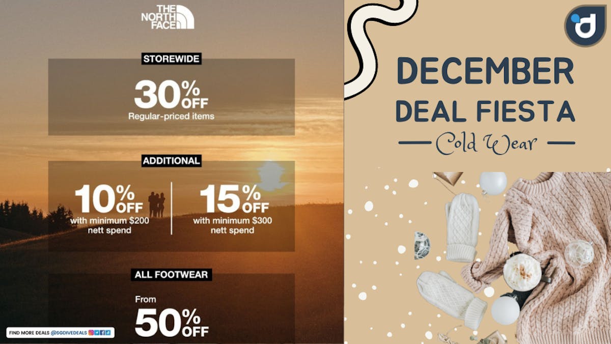 Deal Fiesta Cold Wear: The North Face All Footwear from 50% off deal & promotion