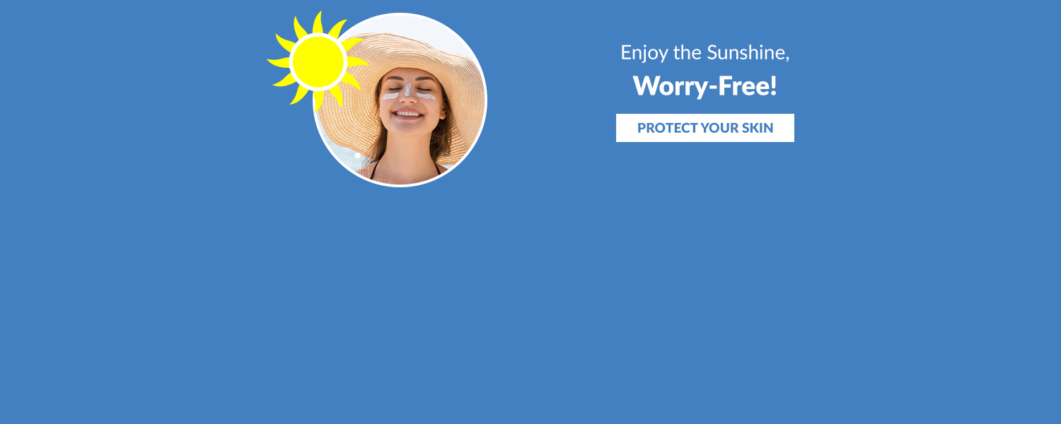 Enjoy the sunshine, worry free. Web banner 