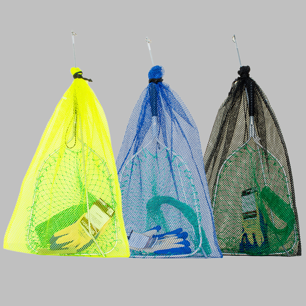 Deluxe Lobstering Kits. left to right: yellow, blue, black 