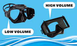 low volume vs. high volume mask