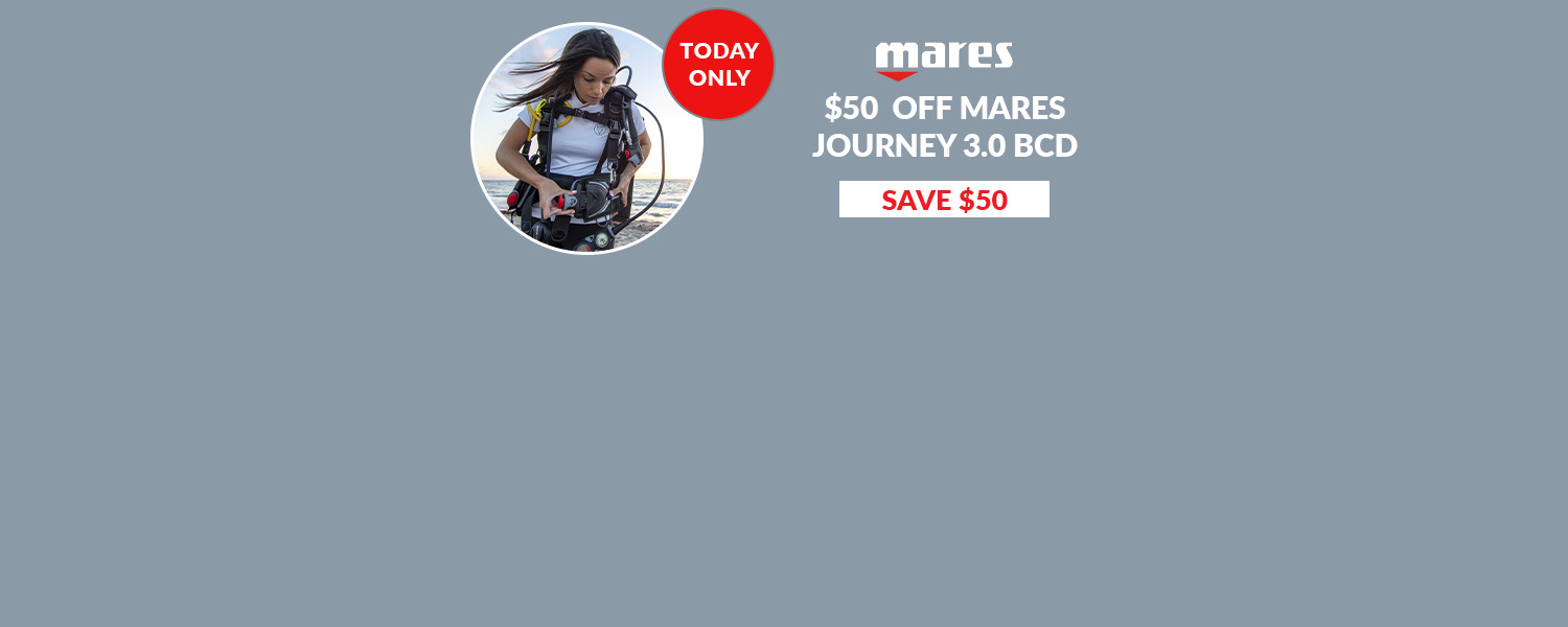 Today Only Mares Journey BCD Web banner 