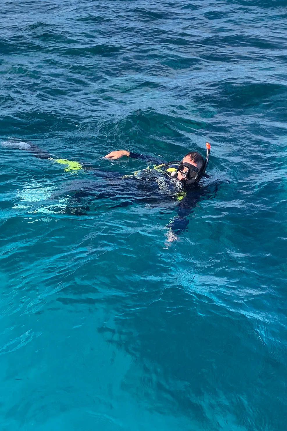 Kevin Senecal scuba diving