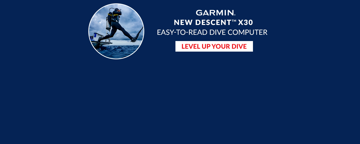 New Garmin Descent X30 dive computer 