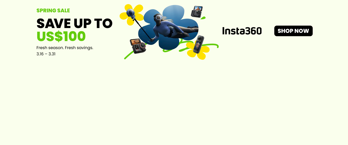 Insta360 Spring Sale - web banner 