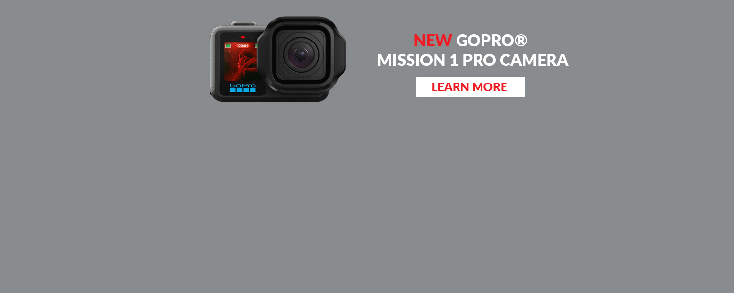 New Gopro Mission 1 Pro Camera web header banner