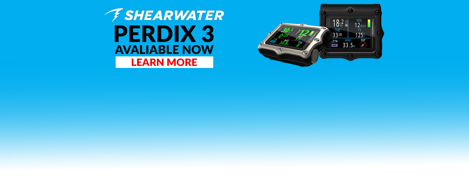 New Shearwater Perdix 3 available now  web banner