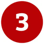 The number 3 in a red circle.