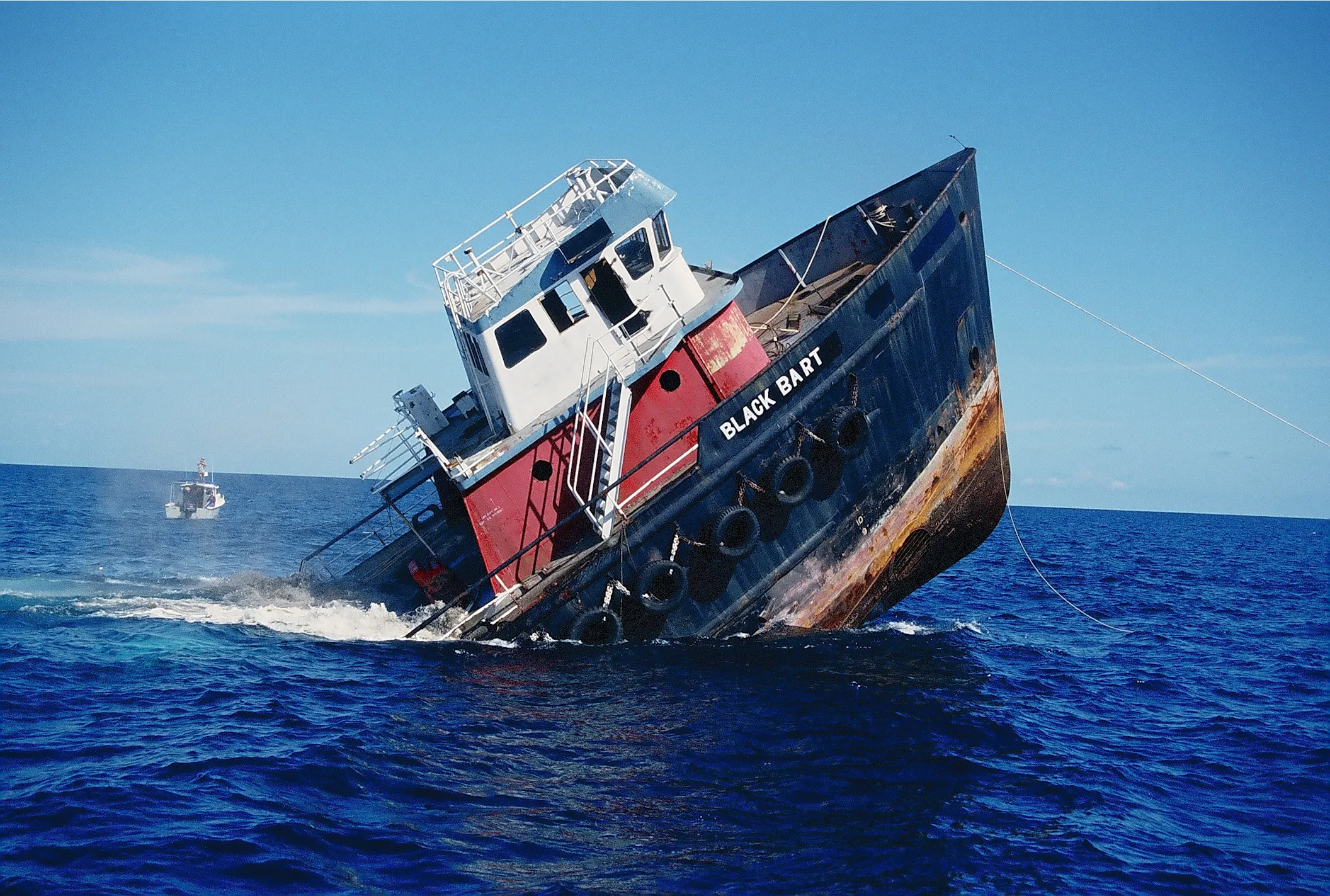 ship sinking