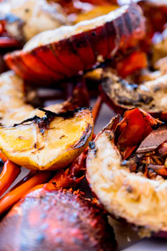 cooked lobster tails
