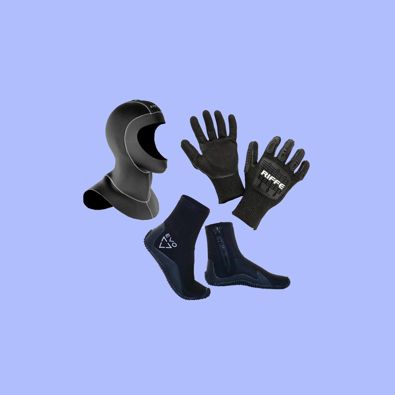 Hodd gloves and booties 