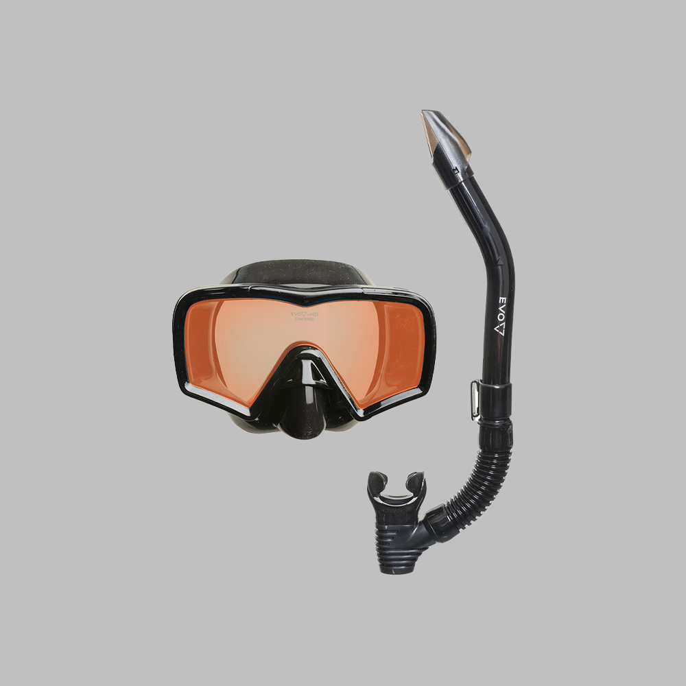 EVO Hi Definition Snorkeling Combo, Single Lens