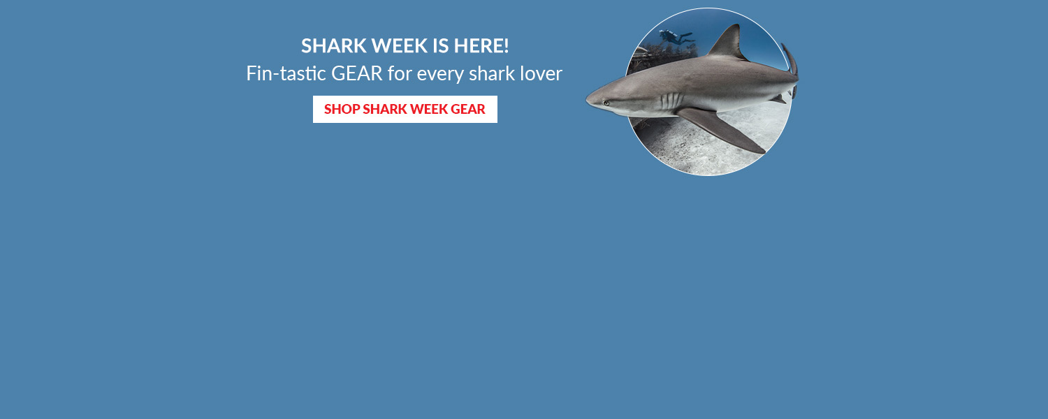Shark Week is Here! Fin-Tastic Gear for every shark lover - Web Banner 
