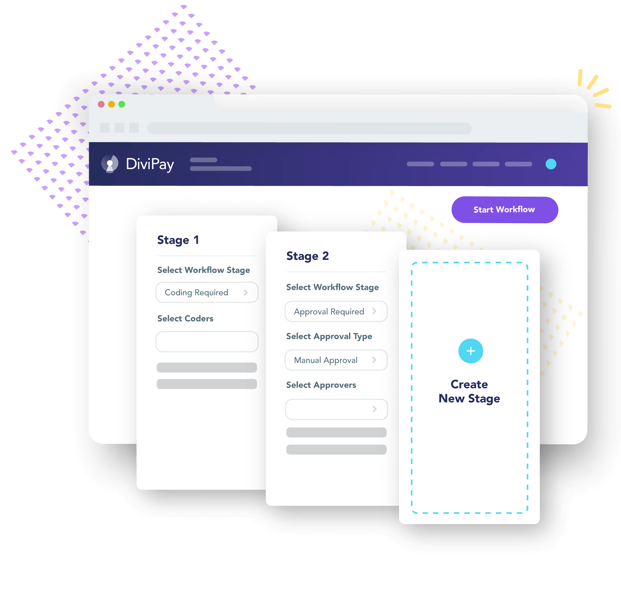 Automate which bills need approval with triggers based on suppliers, invoice amount, budget and more.
