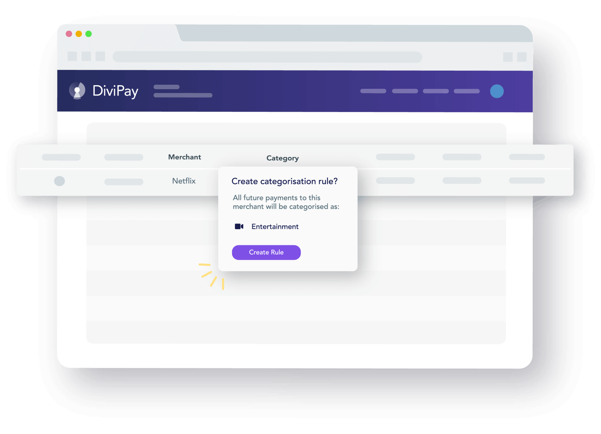 Create categorisation rules to automate expenses to your chart of accounts