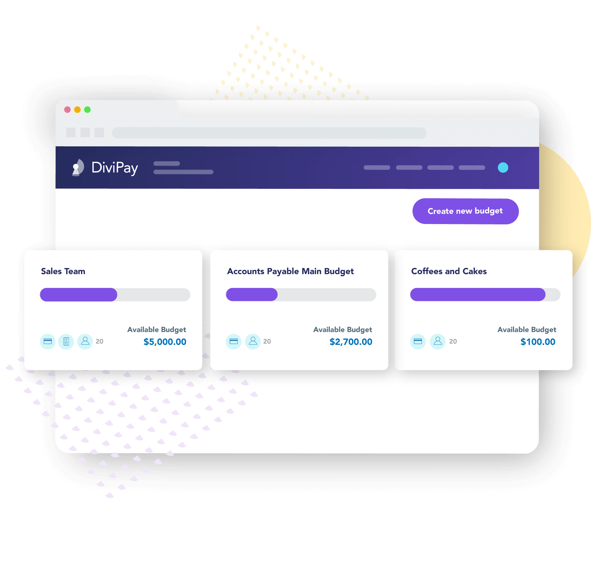 Complete visibility over your expenses