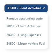 Map your chart of accounts