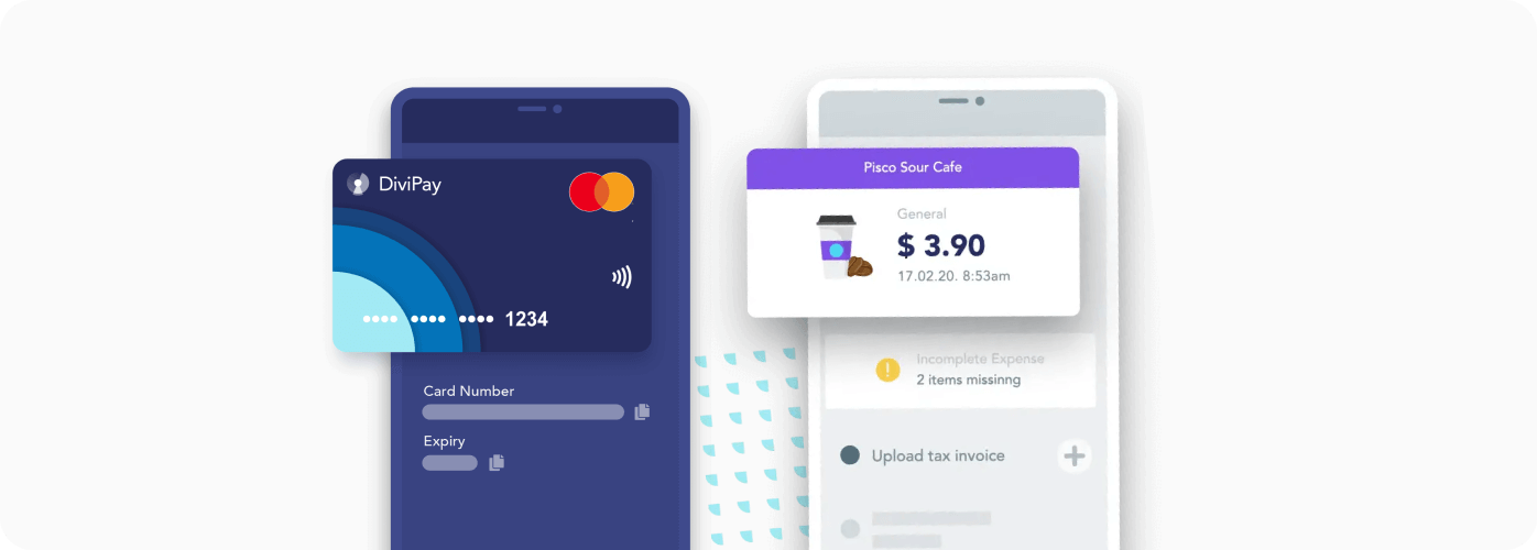 DiviPay app mockups