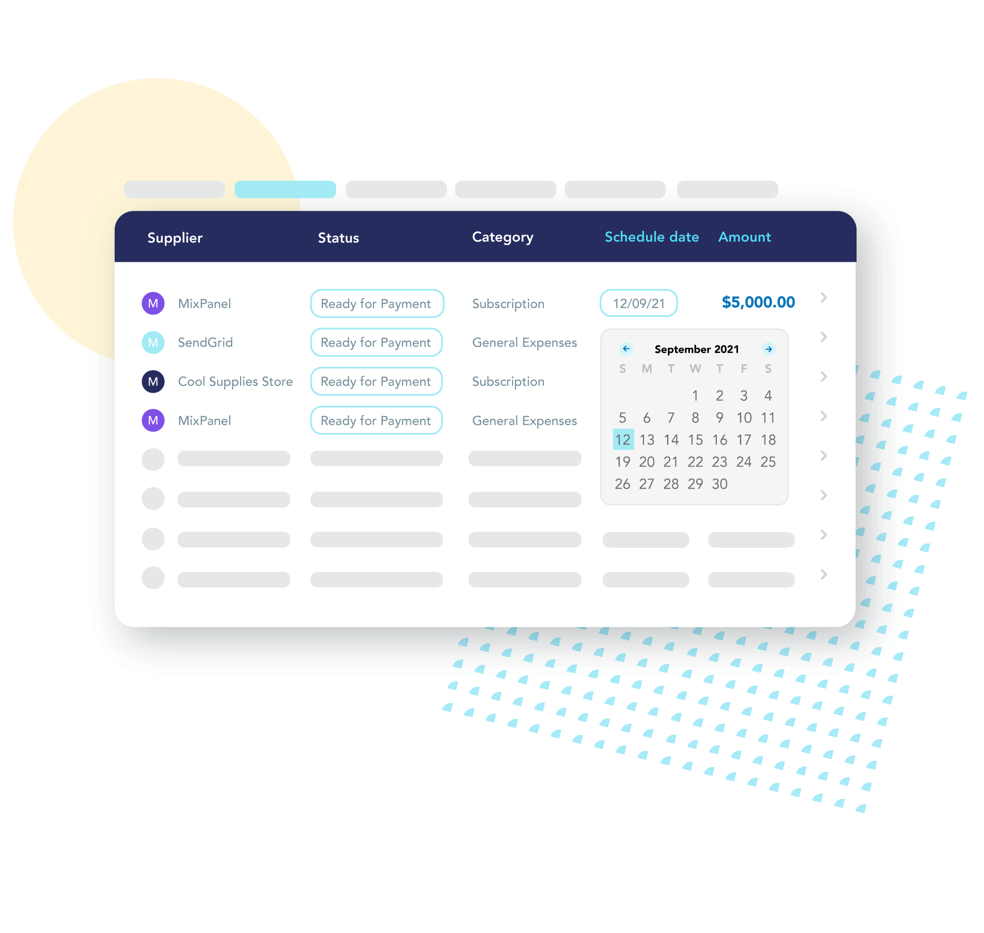 Automatic batch payments