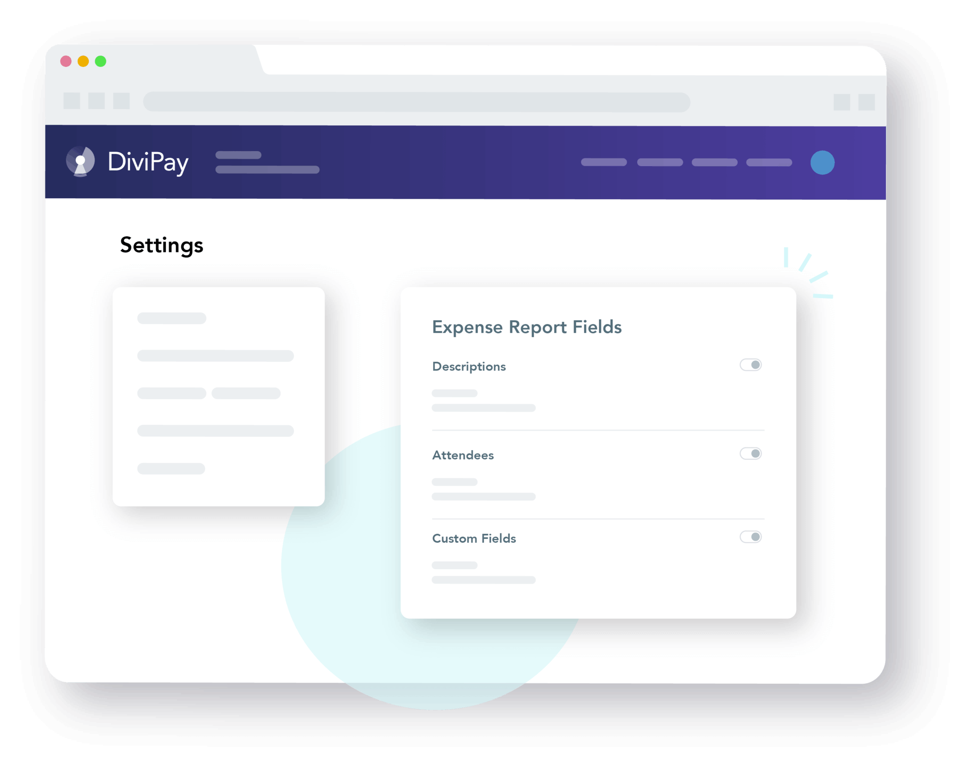 Online expense management