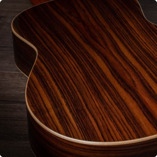 indian rosewood back acoustic guitar