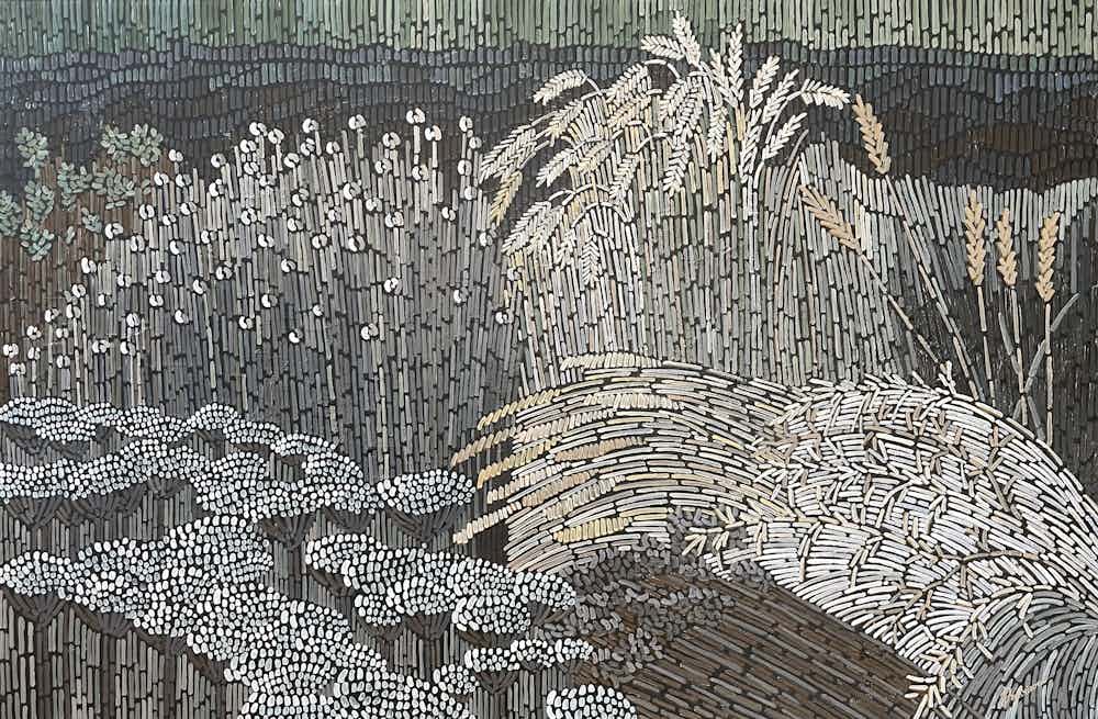 painting herb 80 cm x 120 cm