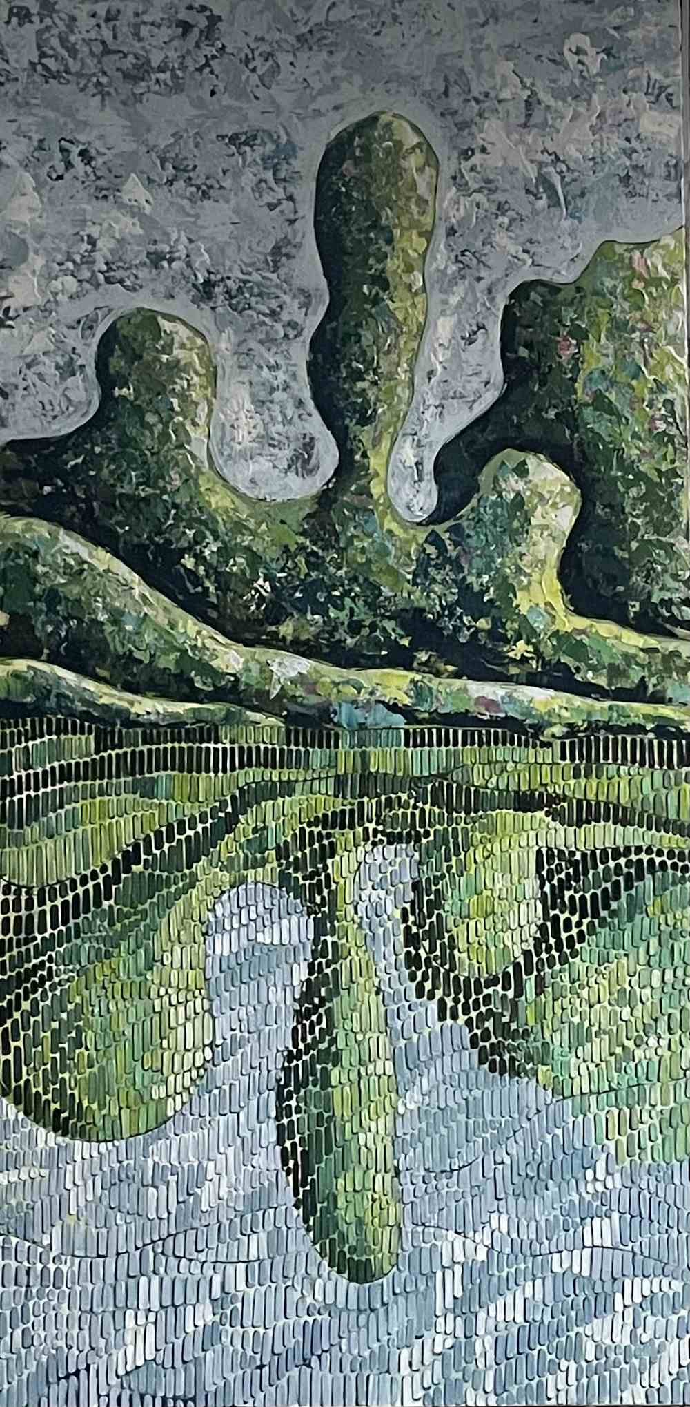 painting LAND 120cm x 60cm