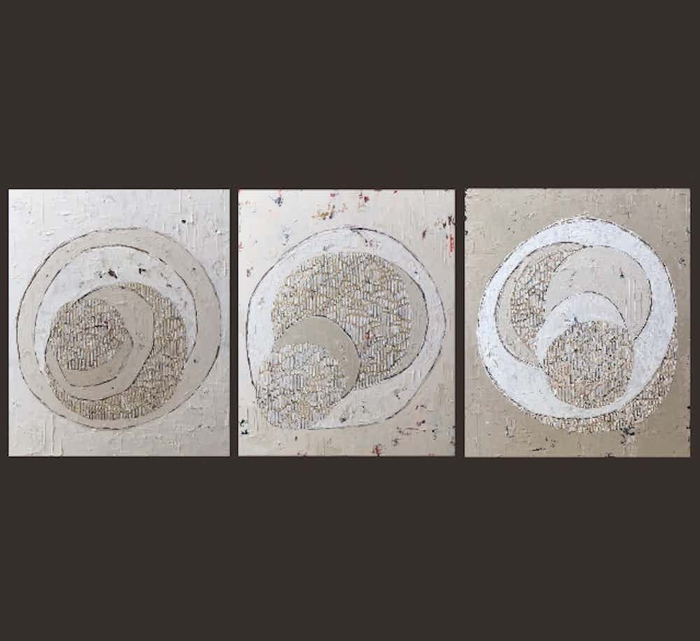 painting 2019 55cm x 46cm - X3