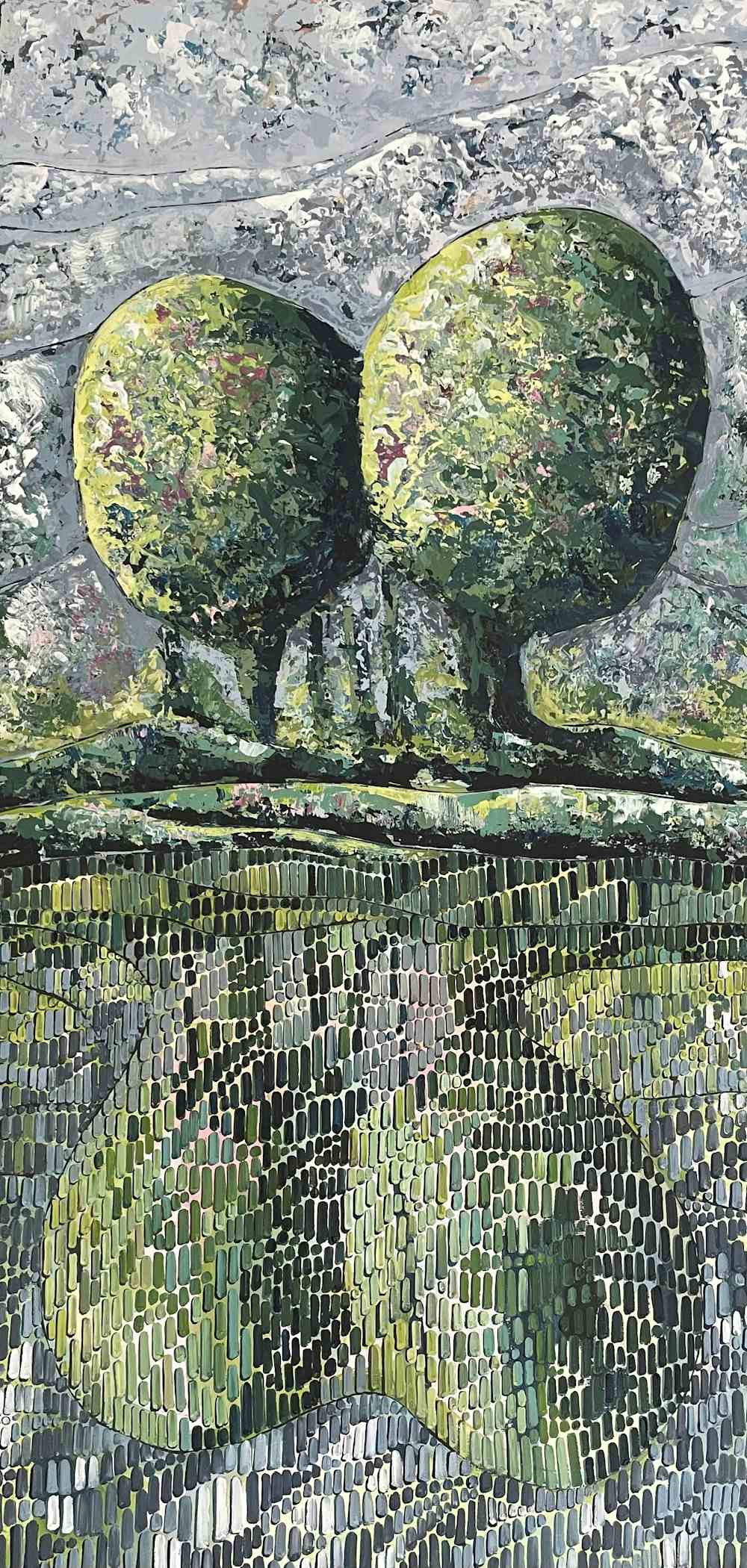 painting LAND 120cm x 60cm