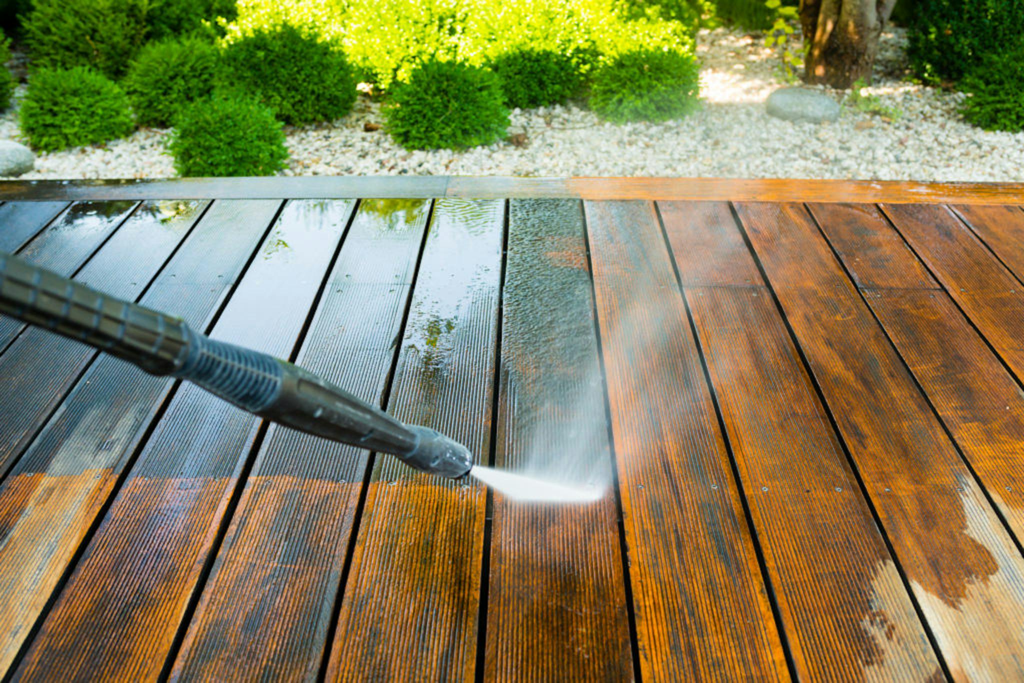 Deck cleaning