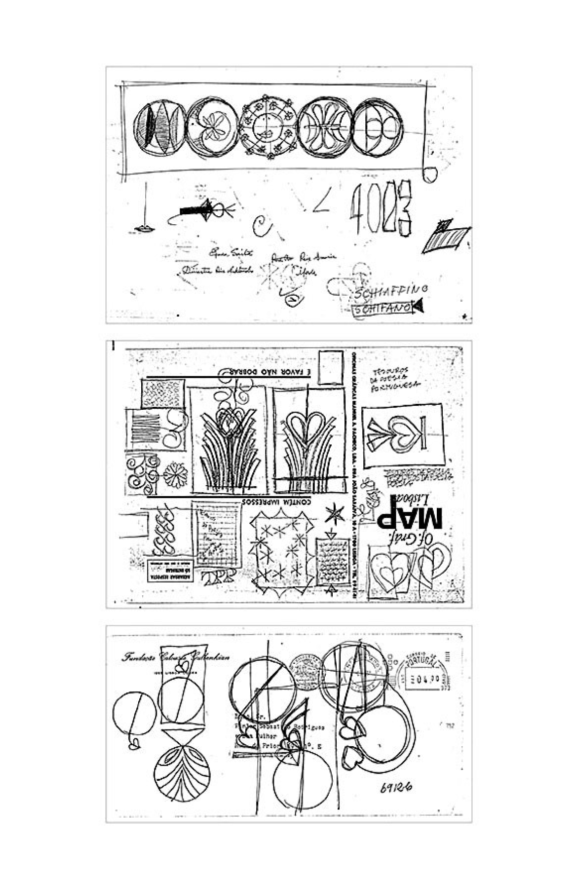 Sketches for graphic projects ideas by Sebastiao Rodrigues