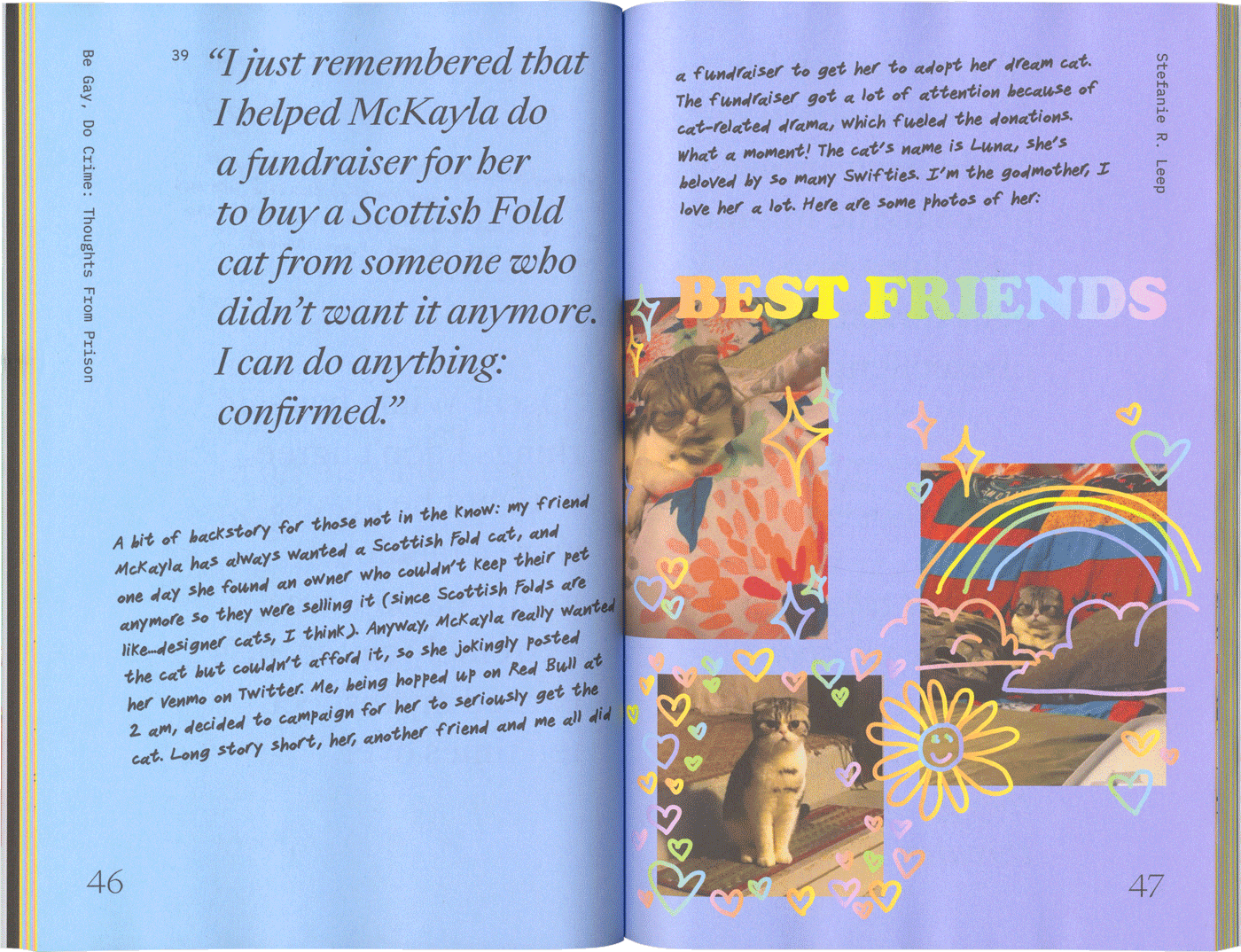 page example from book with a mix of colors and styles