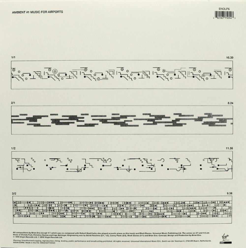 graphic notation by Brian Eno