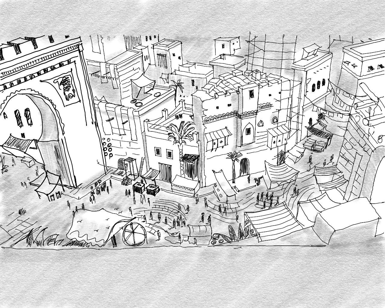 sketch of euphonia city