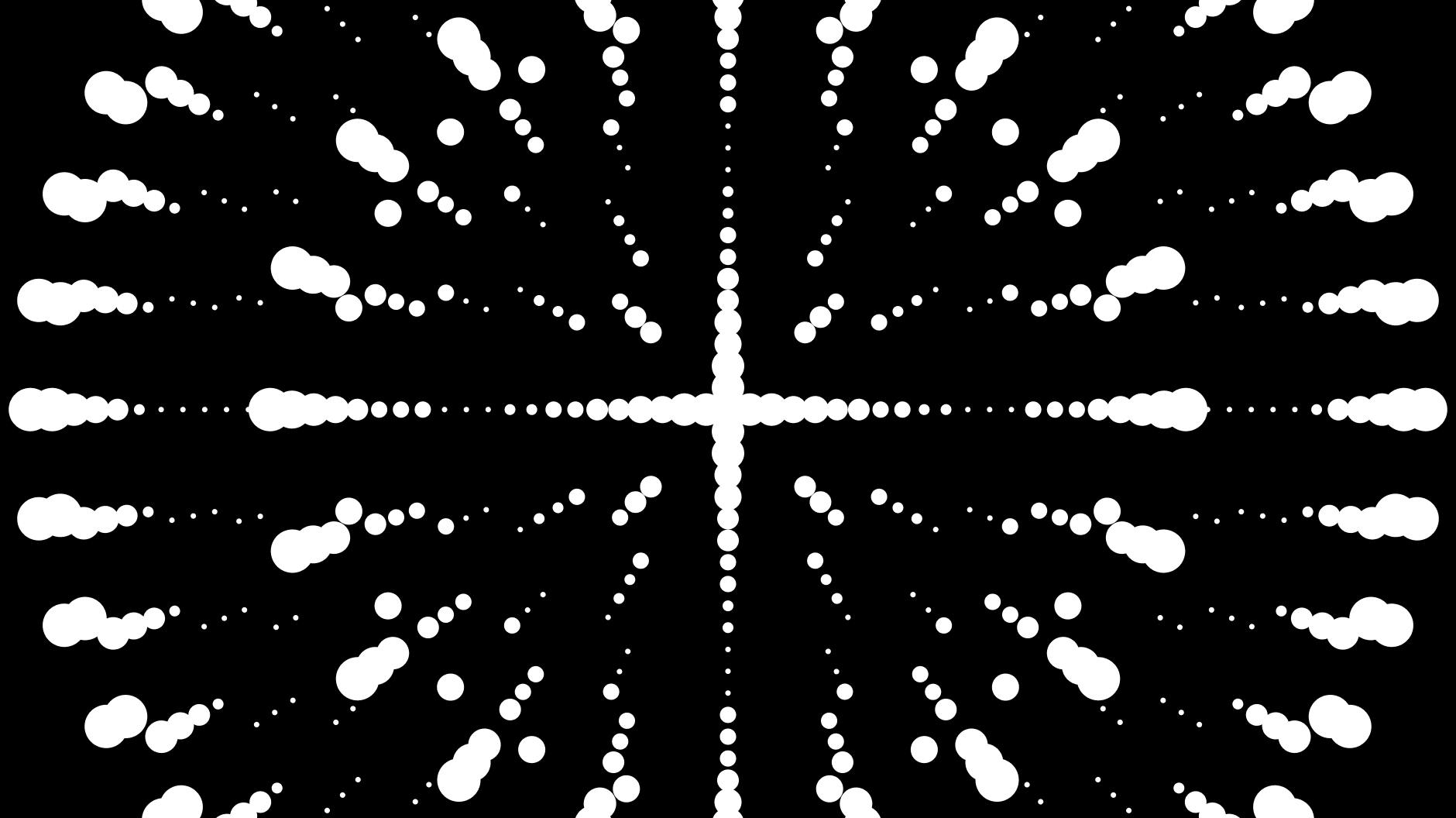 abstract black and white illustration of an aura