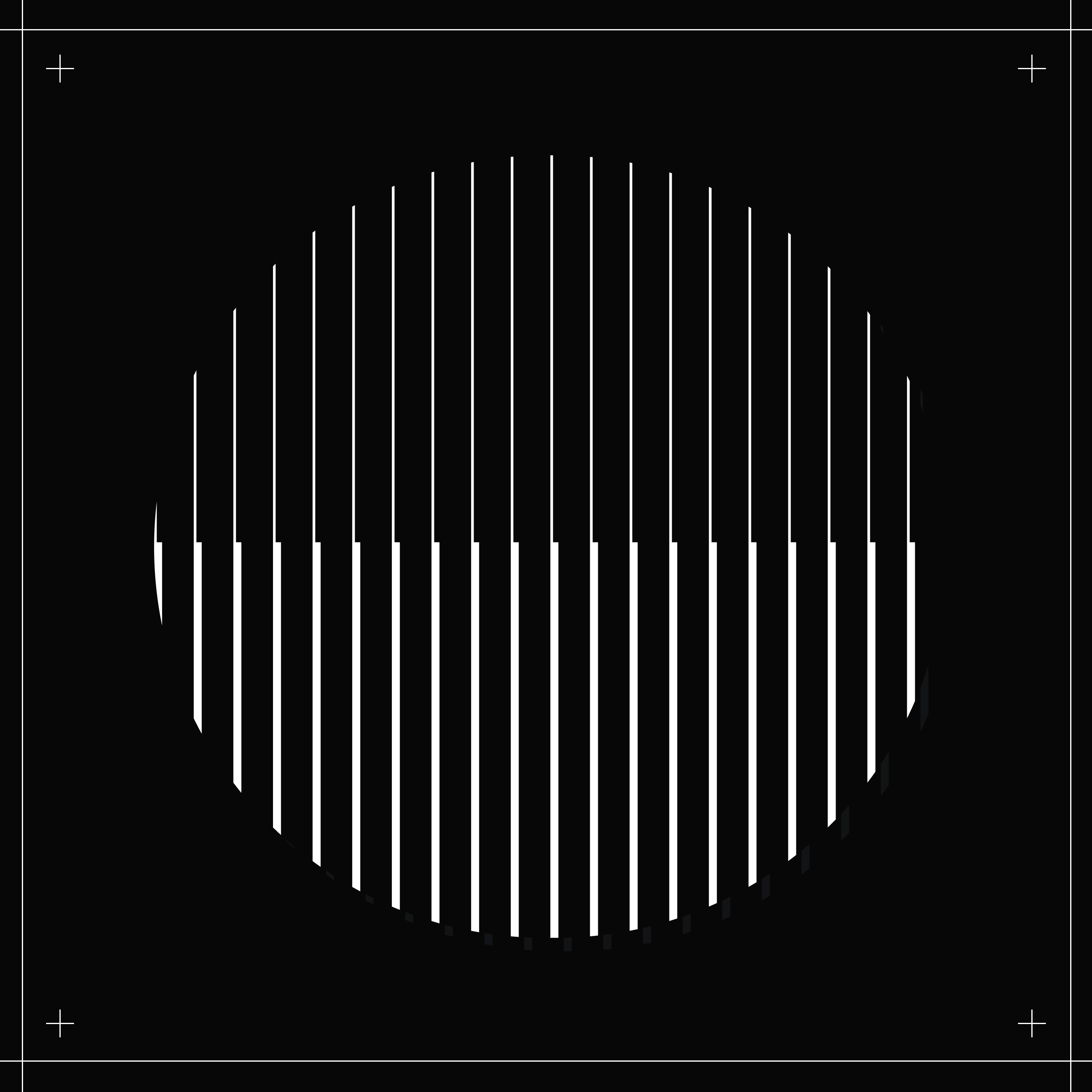 abstract circle made of lines