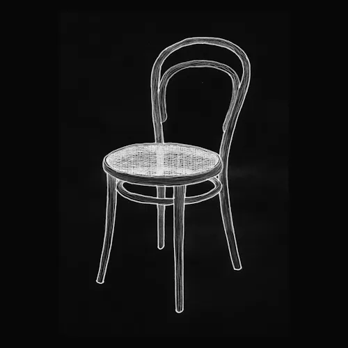 drawing of chair