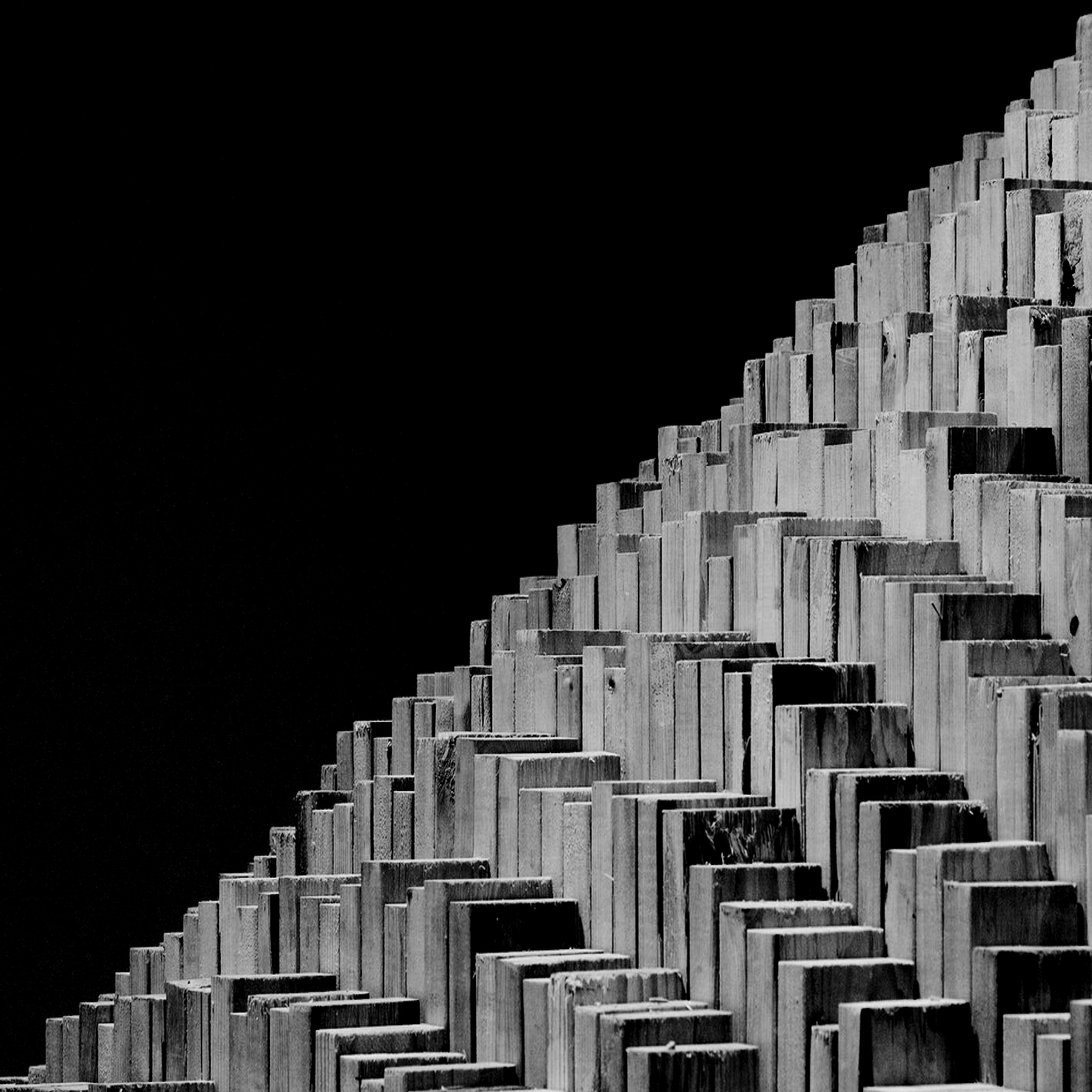 maya lin artwork made of a pile bricks aligned