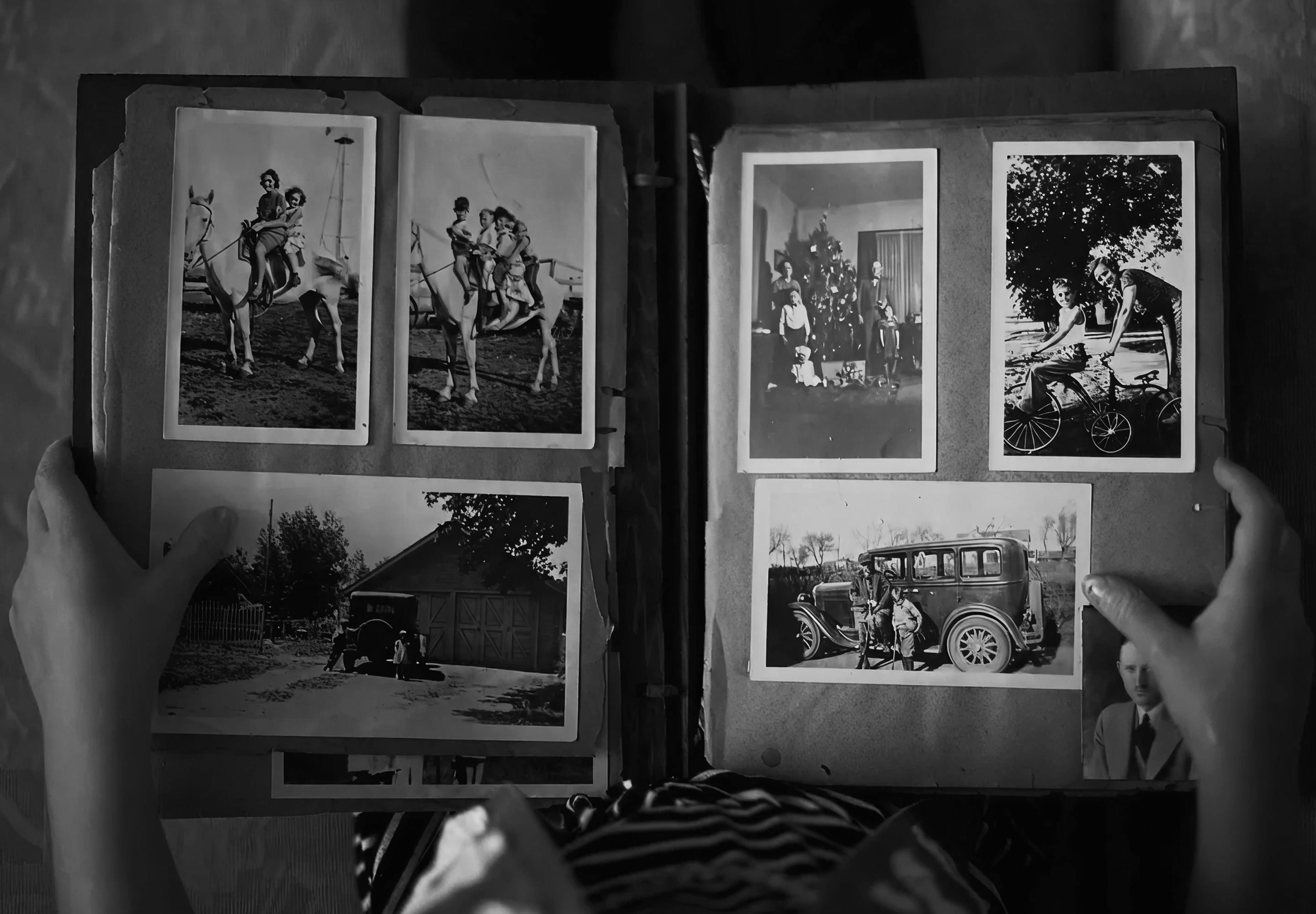 old family photo album
