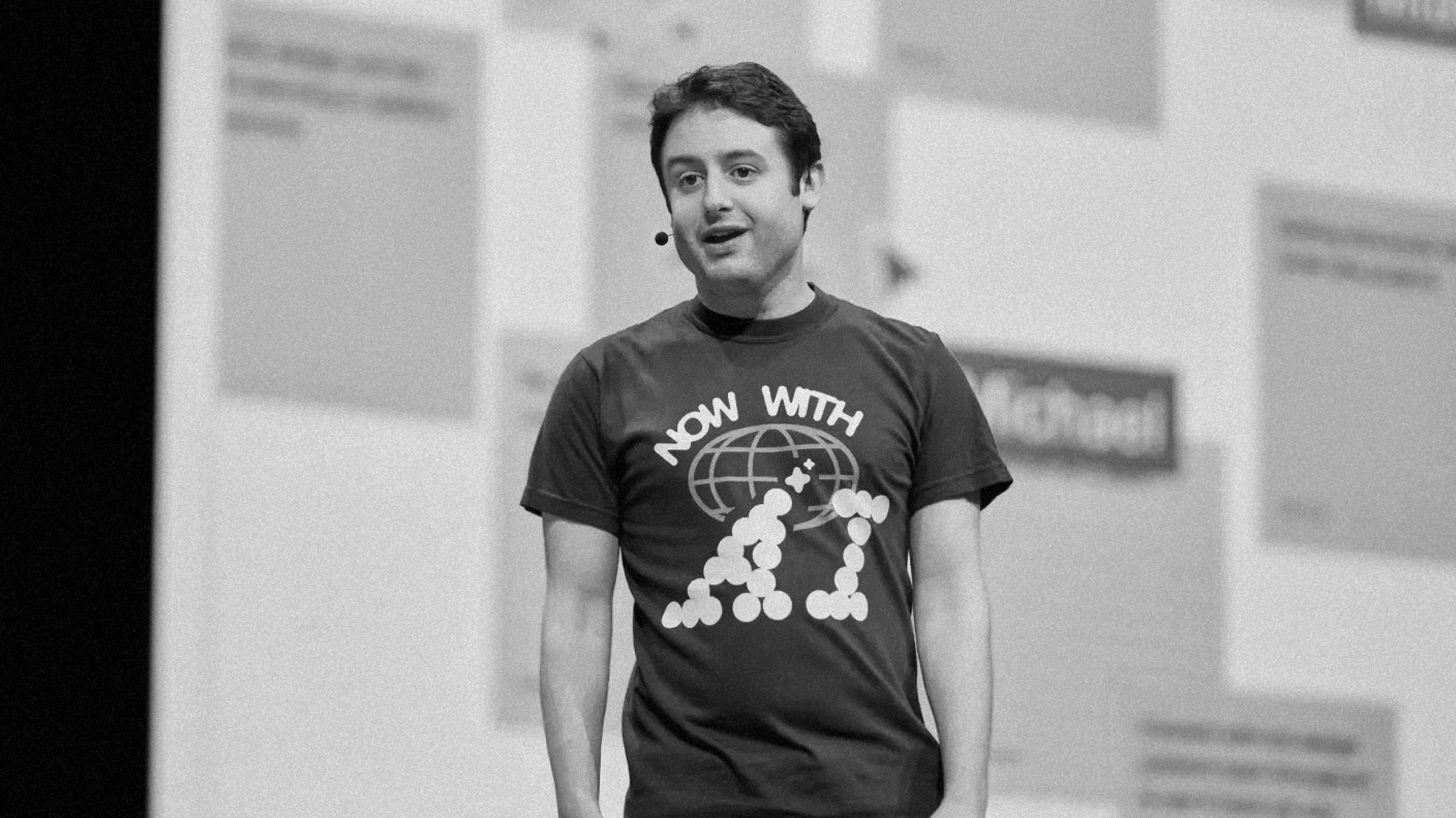 dylan field giving a talk