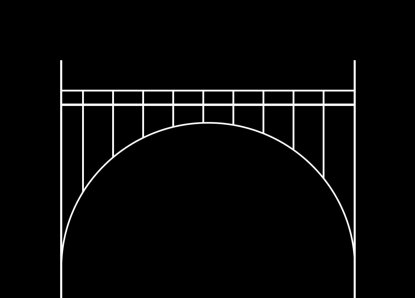 abstract illustration of bridge