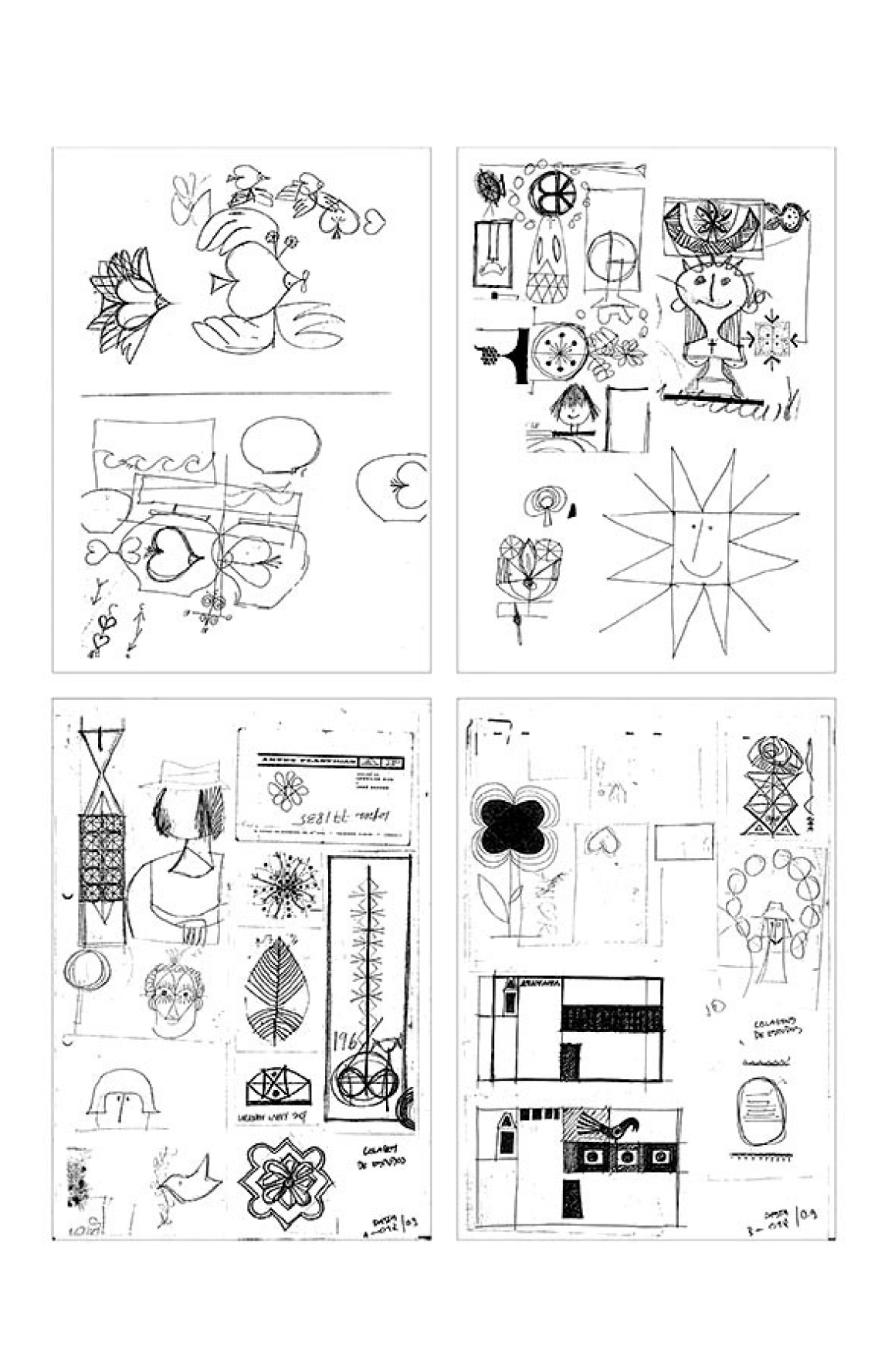 Sketches for graphic projects ideas by Sebastiao Rodrigues