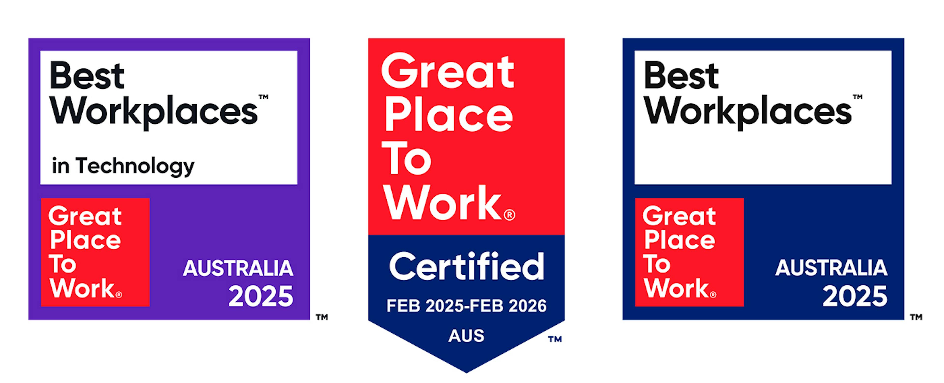 Great Place to Work 2025 Certificates!