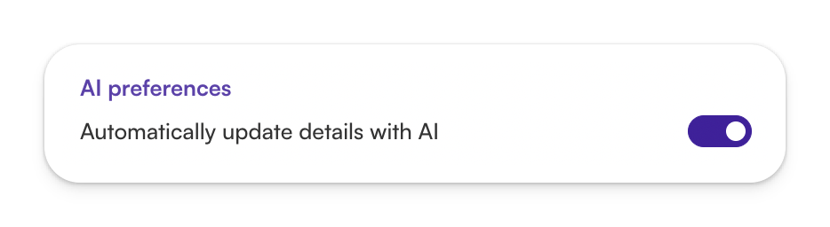 Stay in control of your contact details