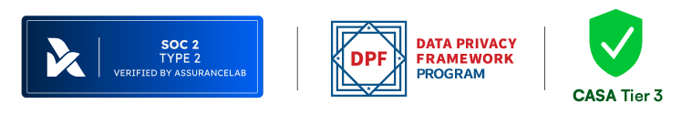 Certified - SOC2 Type 2 - DPF - CASA Tier 3
