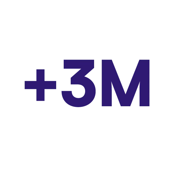 Over 3 million questions asked